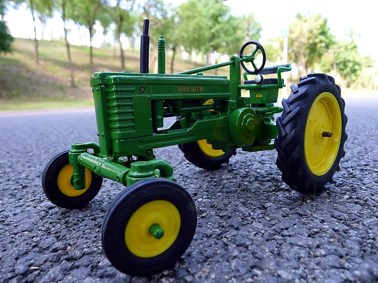 KNL HOBBY J Deere сельскохозяйственный трактор, игрушечный автомобиль из сплава, модель безопасности США, ERTL 1:16 специальные предложения