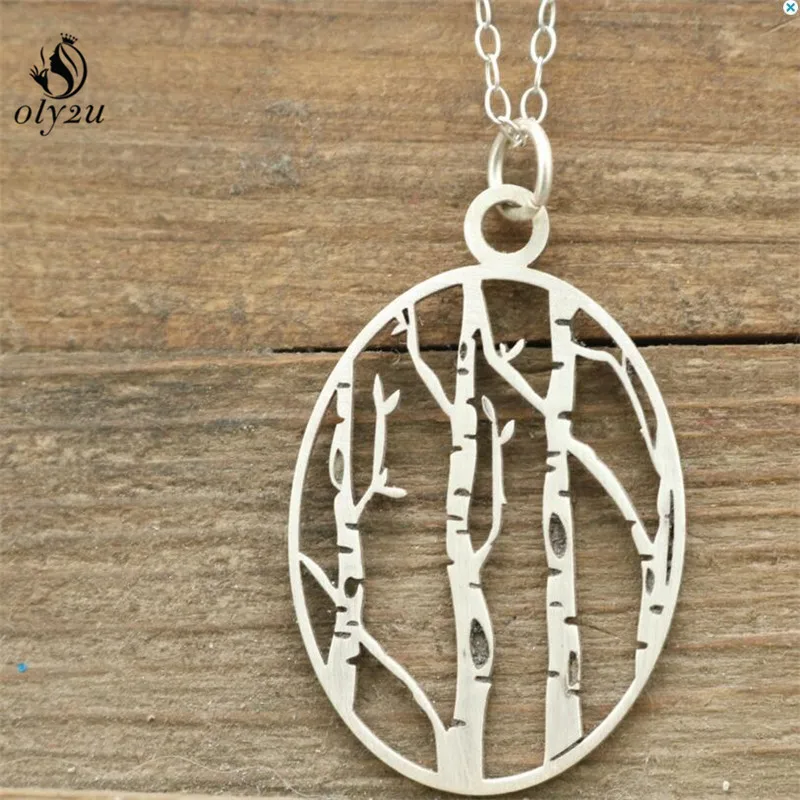 Birch Tree Necklace