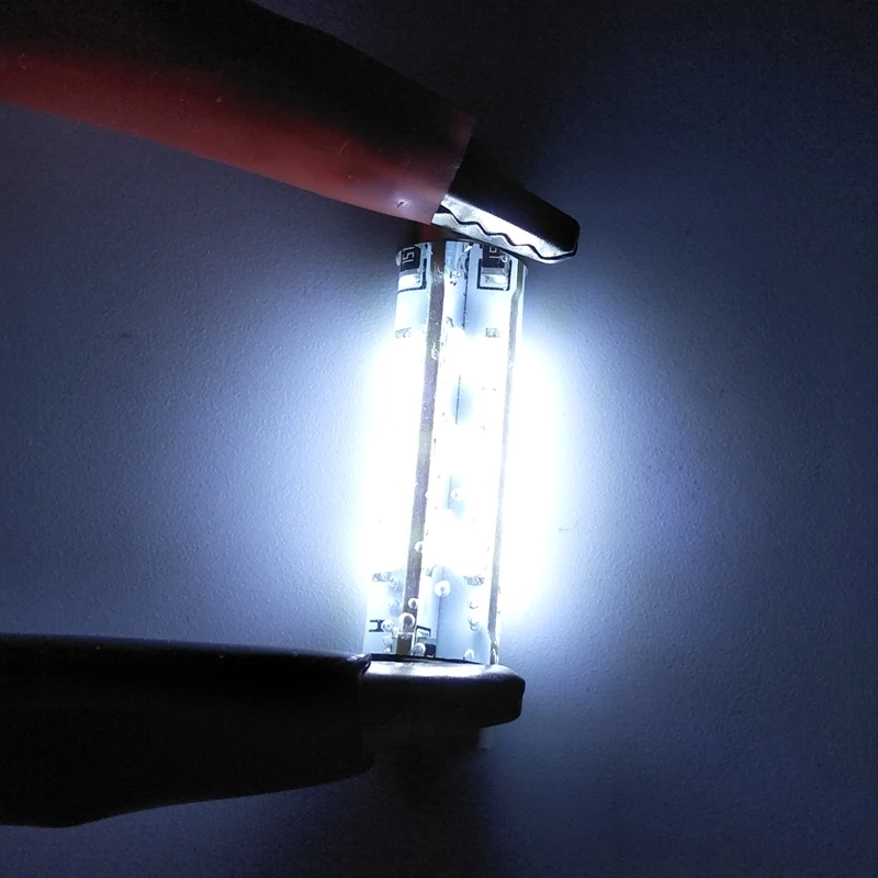50 шт 12 V Белый светодиодный подкладке огни фестоон 31/36/39/41mm 3014 24SMD 3014 прозрачная люстра огни