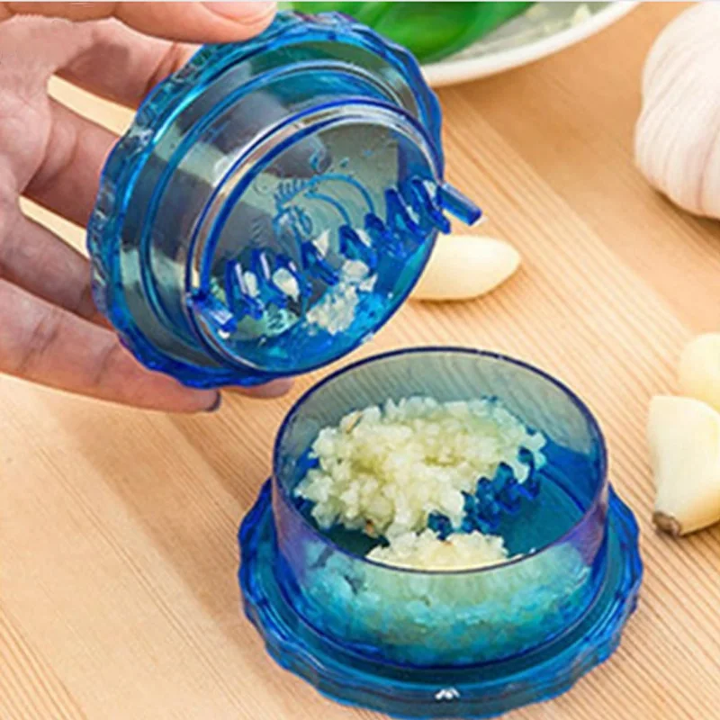 Plastic 1PC Multi Usage Plastic Garlic Press Peeler Crusher Masher