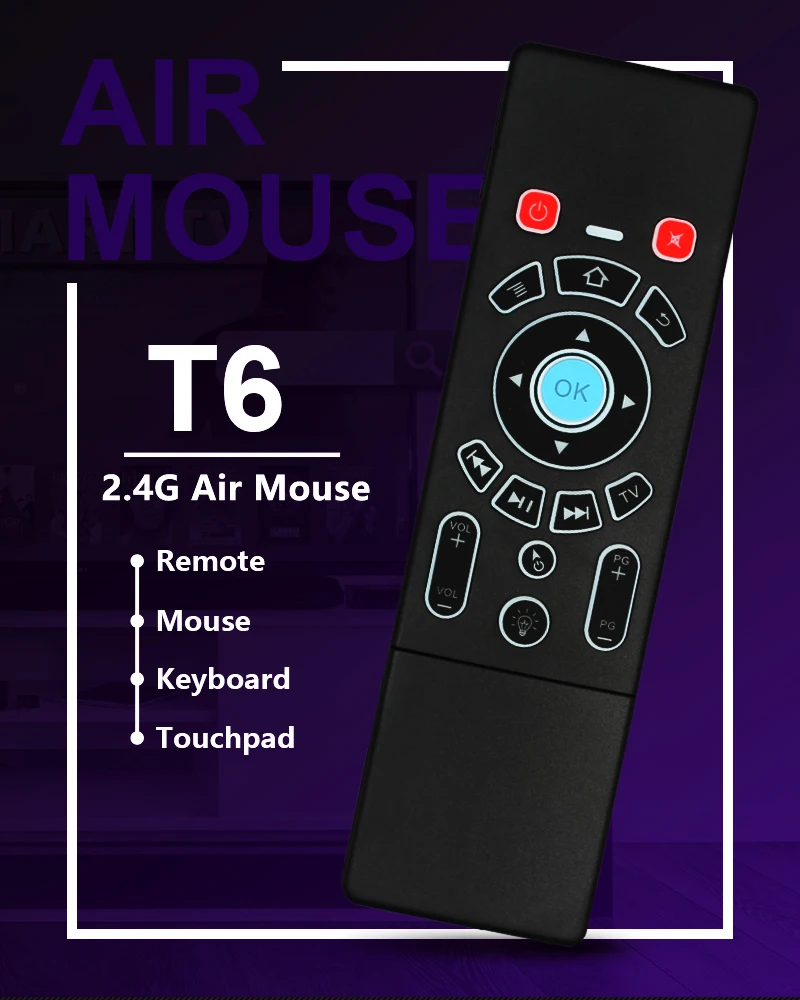 2,4G Fly Air mouse Клавиатура мини беспроводные клавиатуры и тачпад пульт дистанционного управления для Smart tv Android tv Box PC Xgimi H1 проектор
