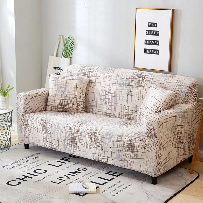 Эластичный чехол для дивана все включено Loveseat чехол l-образный диван-чехол угловой диван-Чехол Чехлы для дивана для гостиной 1 шт - Цвет: Color 5