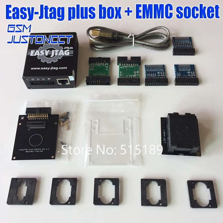 Easy-Jtag plus box + EMMC socket - GSMJUSTONCCT -B2