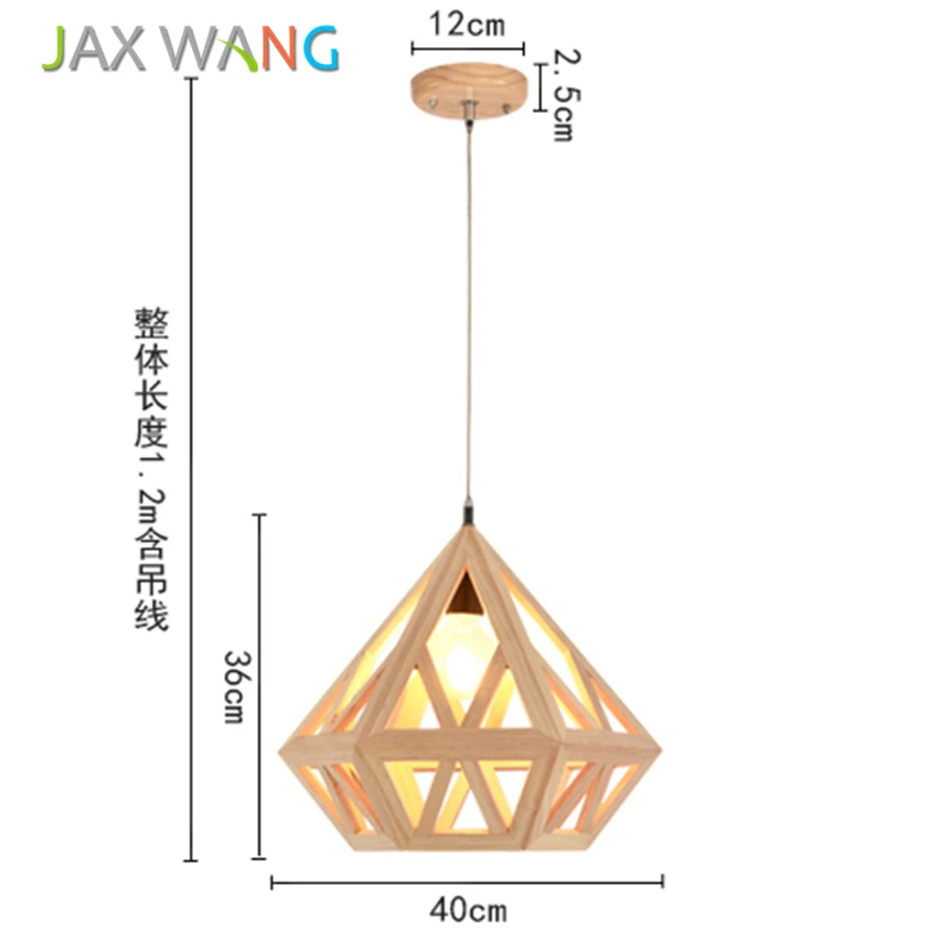 Led Kitchen Pendant Lamp Light Dining& Bar Pendant Lights Japan Wooden Living Room Bedroom Bar Corridor Lighting Hanging Avize - Цвет корпуса: A