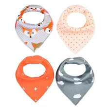 Хлопковый детский нагрудник, Слюнявчик с рисунком стрелы, треугольник, одежда для мальчиков, детские слюнявчики, впитывающие нагрудники