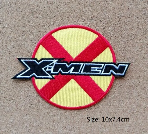 X Men Movie TV logo cloth badge iron on patches biker vest applique