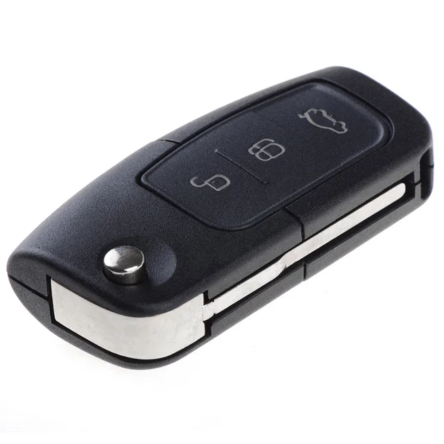 3 On Transponder Remote Flip Key Replacement For Ford Focus 3 On Transponder Remote Flip Key Replacement For Ford Focus Mondeo C S Max Fiesta Car With Chip