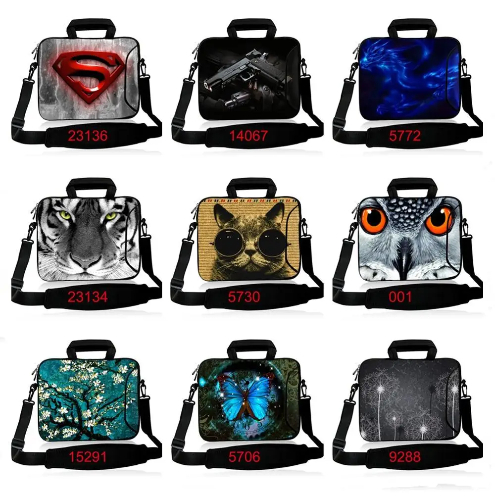 Internet Logo Laptop Shoulder Bag 13.3 15.6 Neoprene Sleeve Strap Bags Cases Cover Pouch For 10