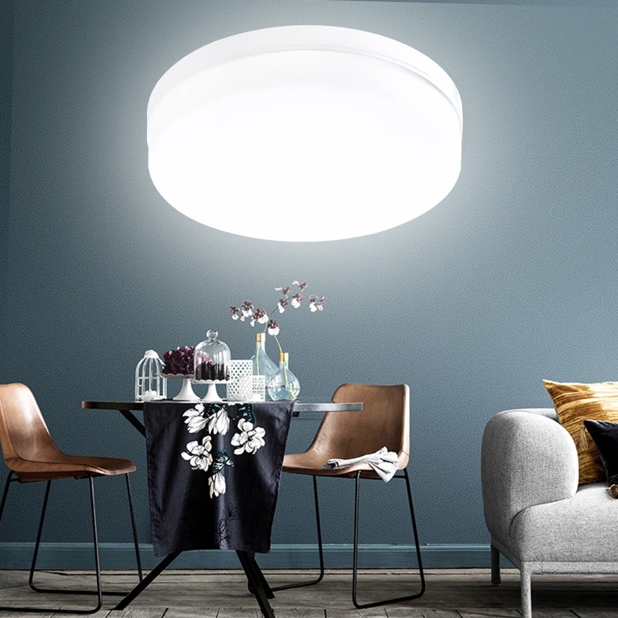 

Modern LED Ceiling Light 18W 24W 36W 48W 90-260V Surface Mounted High Lumen LED Panel Lamp Living Room Bedroom Warm/Cool White