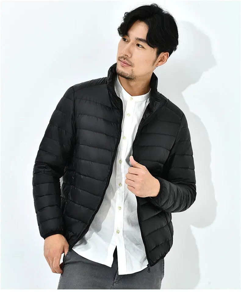 9Colors 90% white duck down jacket men winter ultralight thin male parka coat man brand clothing Muls High quality outwear MD701-12