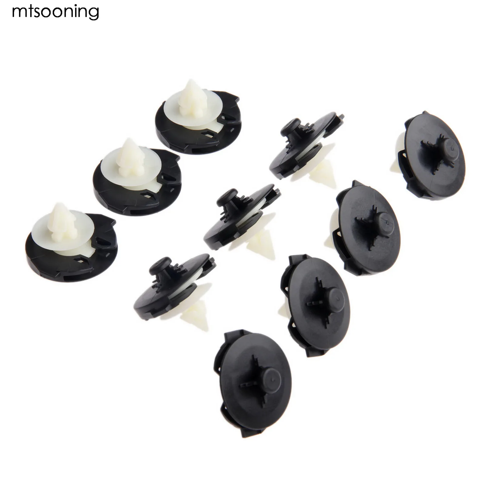 Mtsooning 10Pcs Interior Door Card//Trim Panel Fastener Clips