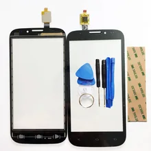 Nueva Pantalla Táctil Con Digitalizador De Vidrio de Panel Táctil Para FLY IQ4404 Vidrio Frontal Negro Blanco Envío Libre del Color