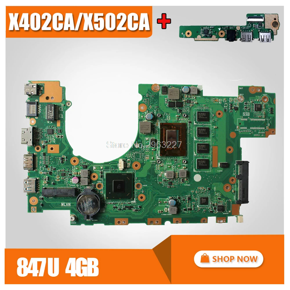 send board+X402CA Motherboard REV2.1 847cpu 4g For ASUS X502CA X402CA Laptop motherboard X402CA Mainboard X402CA Motherboard send board+X402CA Motherboard REV2.1 847cpu 4g For ASUS X502CA X402CA Laptop motherboard X402CA Mainboard X402CA Motherboard