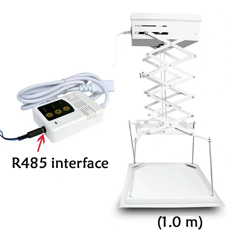 

2m intelligent central control projector Electric automatic lifting concealed ceiling hanger, multi-function household telesco