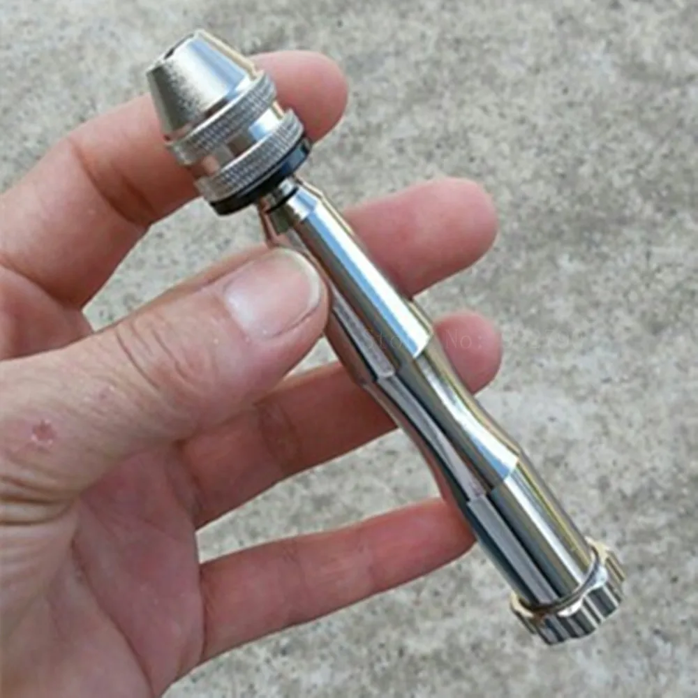 Mini Micro Aluminum Hand Drill With Keyless Chuck