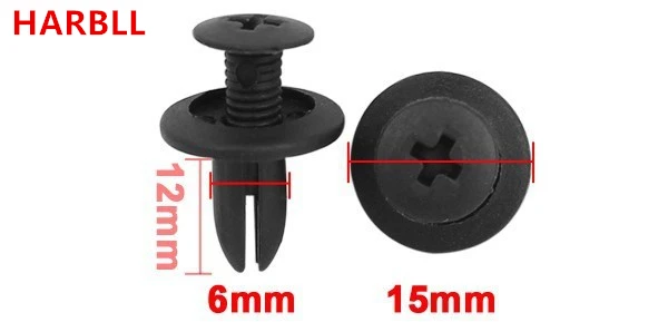Car Bumper Fender Plastic Rivets Retainer Clips For Ford Car Bumper Fender Plastic Rivets Retainer Clips For Ford