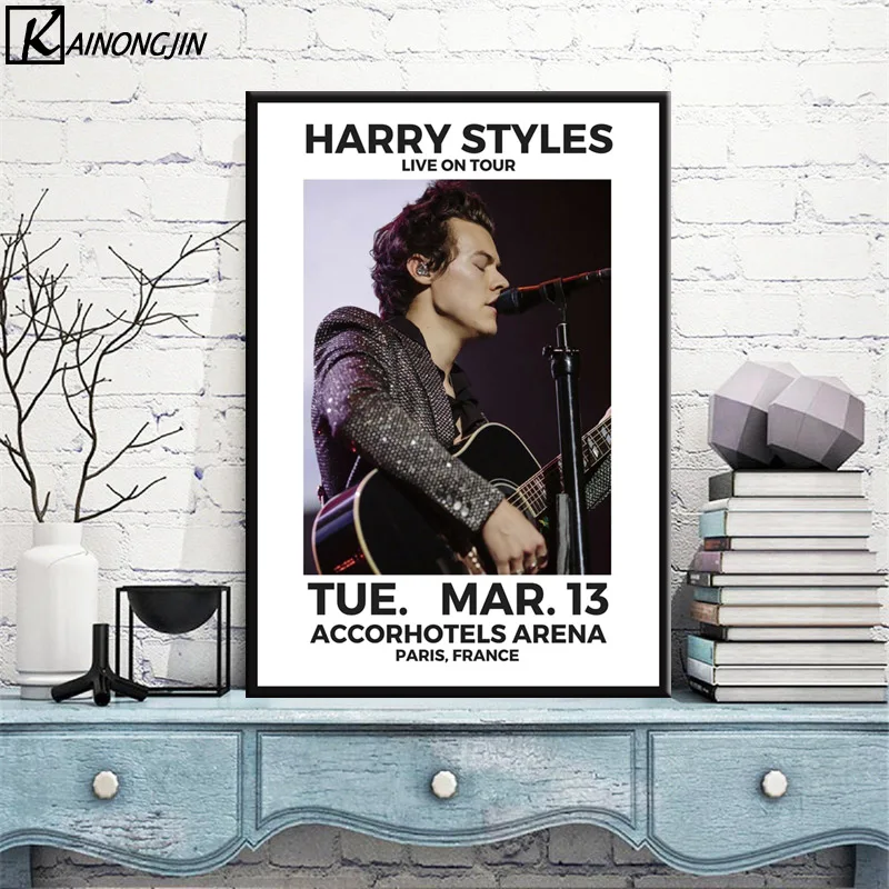 

Poster Harry Styles Music Star Posters and Prints Canvas Painting Wall Art Picture for Living Room Home Decor