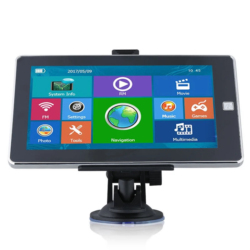 E ACE L06 7 дюймов gps навигация 128 м + 8 ГБ 800 МГц Bluetooth HD экран автомобильный Грузовик Sat
