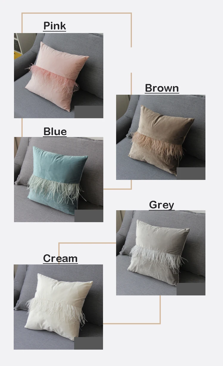 Бархатный Чехол для подушки, плюшевый декор, квадратный однотонный чехол для подушки, кремовый, розовый, синий, коричневый, наволочка для подушки 45x45 см, украшение для дома, диван, 18 дюймов
