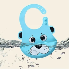 Детский силиконовый нагрудник с мультяшными принтами, детский летний регулируемый водонепроницаемый нагрудник, инструменты для кормления, нагрудники для девочек и мальчиков, фартук DS19