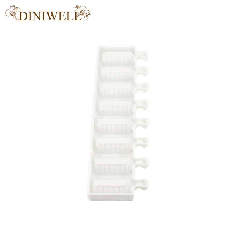 

DINIWELL Silicone Striped Shape Mold Ice Cream Parfait Lolly Fresh Snack Mold Frozen Food Tools