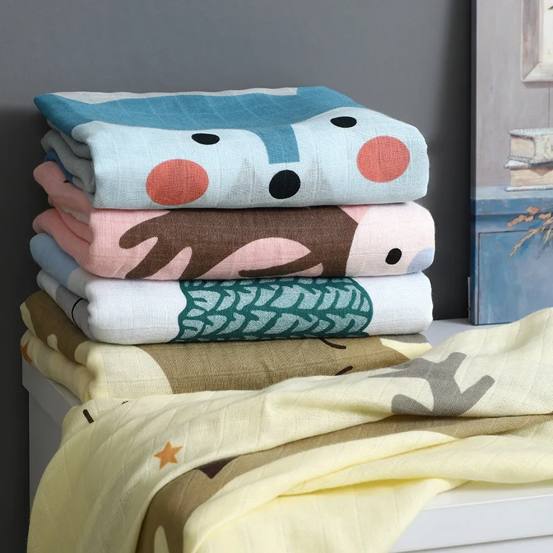 

Newborn Flat Bed Sheet Cotton Baby Crib Sheets Cartoon Printing Super Soft Infant Cot Sheets Bedding Set Baby Blankets