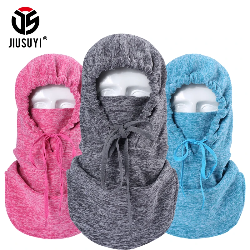 Extreme Cold Weather Thicken Wool Fleece Thermal Hood Balaclava Neck