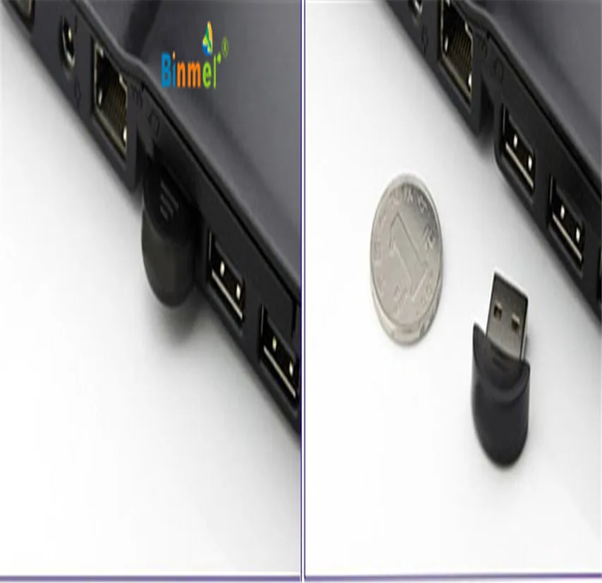 Ecosin2 мини USB Bluetooth ключ адаптер для портативных ПК Win Xp Win7 8 для iPhone 4GS 5GS Прямая подарок 17mar22