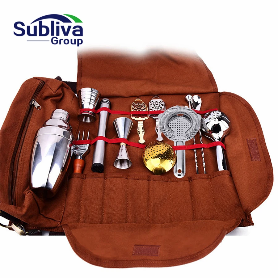 

Bar Tool Bag Mixology Bag Professional Bartender Cocktail Tote Kit