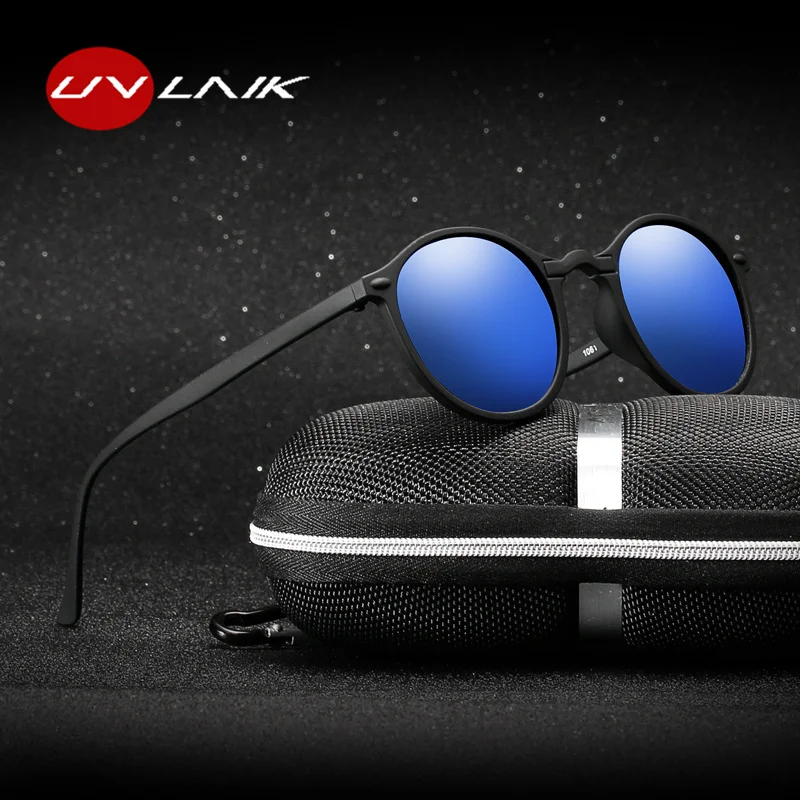 

UVLAIK Night Vision Polarized Sunglasses Men Women Round Goggles Glasses Sun Glasses Brand Designer Driving Eyewear For Men