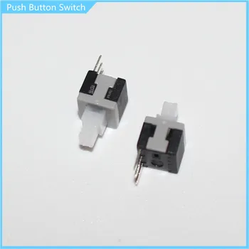 

200PCS 5.8X5.8mm 3Pin Push Button Switch 5.8*5.8MM 3P Micro Tactile Switch Self lock Latching Toys Flashlight Switch