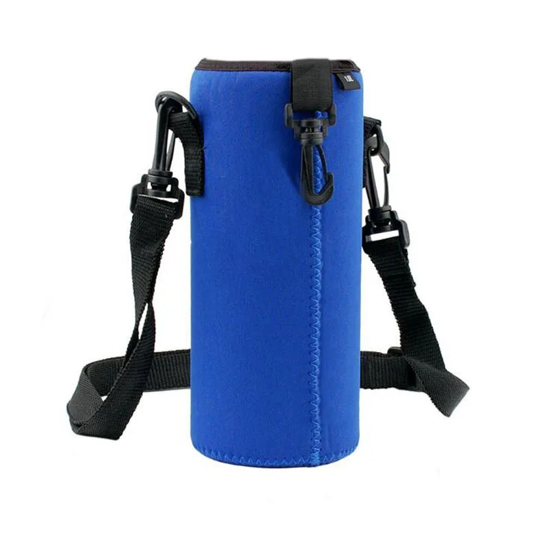 Clearance 1000ML Water Bottle Cover Bag Pouch Water Bottle Carrier Insulated Bag Pouch Holder Shoulder Strap Bicycle Riding Accessories 6