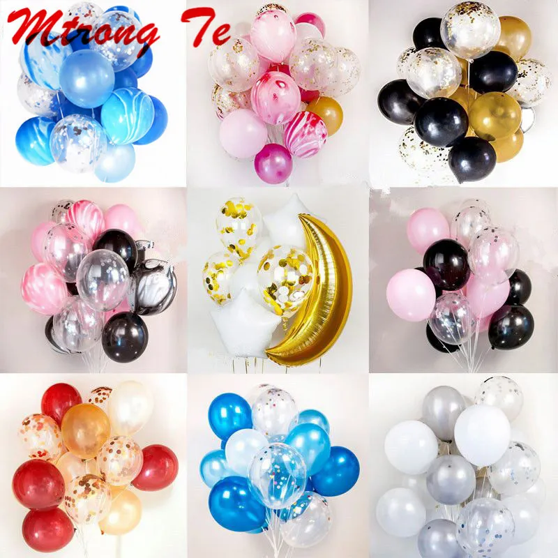 12 Maeble Confetti Balloon Bouquet Baby Shower Birthday Wedding