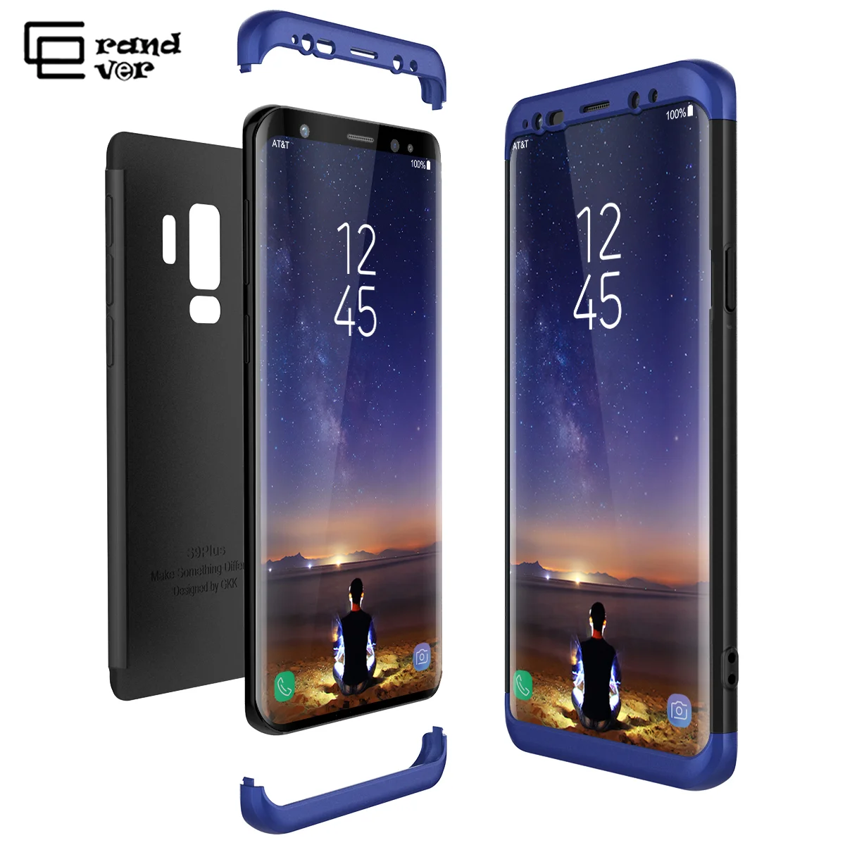 Роскошный Жесткий чехол из поликарбоната для Samsung Galaxy S6 S7 Edge S8 S9 Plus Note 8 A5 A7 A8 2018 3 в 1