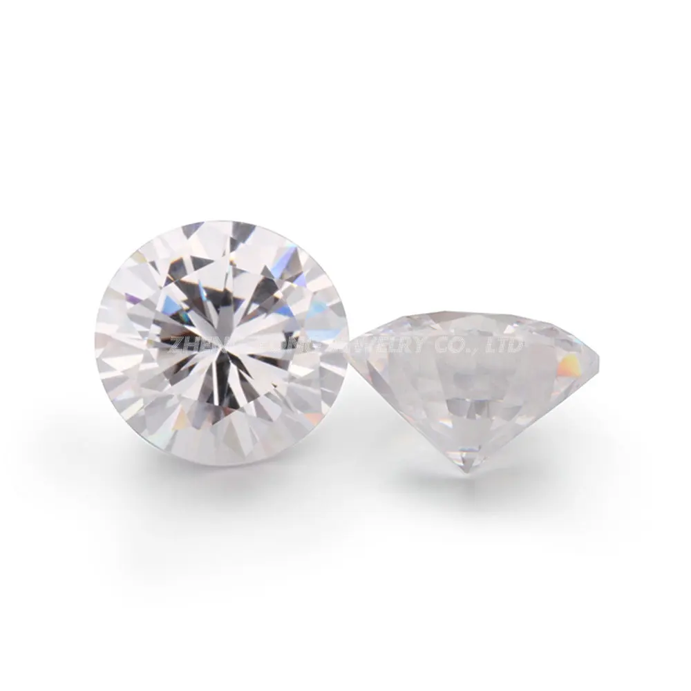 

1 Lot Synthetic Round Shape Cubic Zirconia Stone
