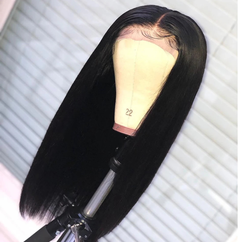 Lace Front Human Hair Wigs Brazilian Remy Hair Straight Lace Front Wig Pre Plucked Hairline For Black Women Hot Star Lace Wig