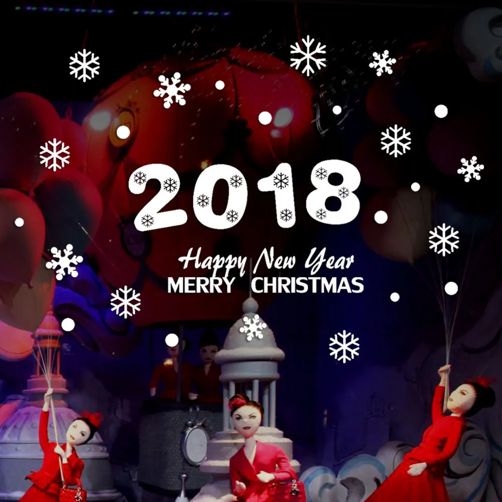 Merry Christmas! Happy New Year 2023! New-Arrival-2018-Happy-New-Year-Merry-Christmas-Wall-Sticker-Home-Shop-Windows-Decals-Decor
