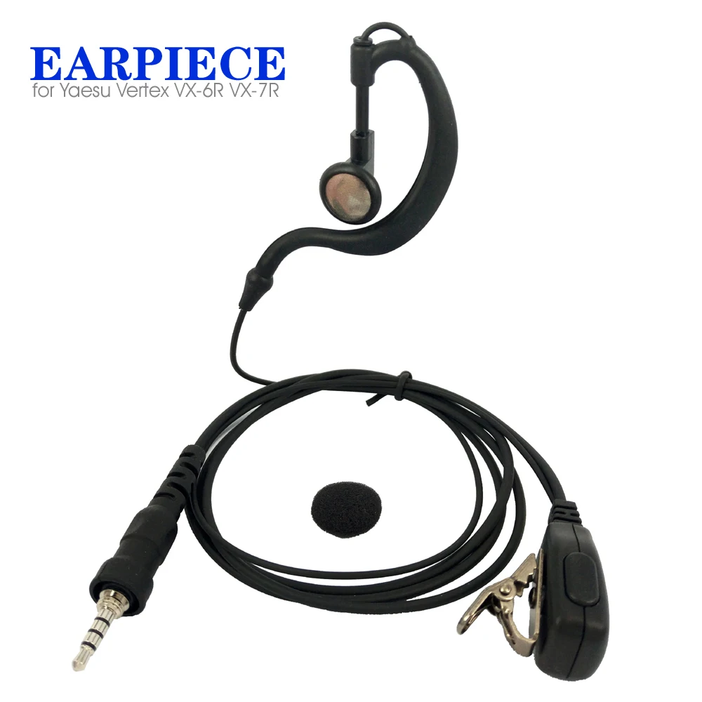 Рация PTT Динамик Микрофон Гарнитура для Yaesu Vertex VX 6R 7R FT 270R 277R 120 127 двухстороннее