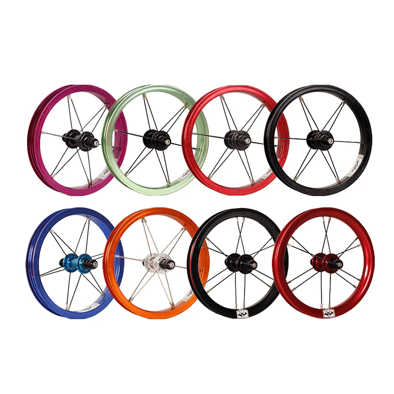 ^*Best Offers 12 Inch Kids wheel hub Baby stroller bike accessories Straight-pull Bearing Hub bicycle parts BMX 95 74 85 90mm bicycle wheel