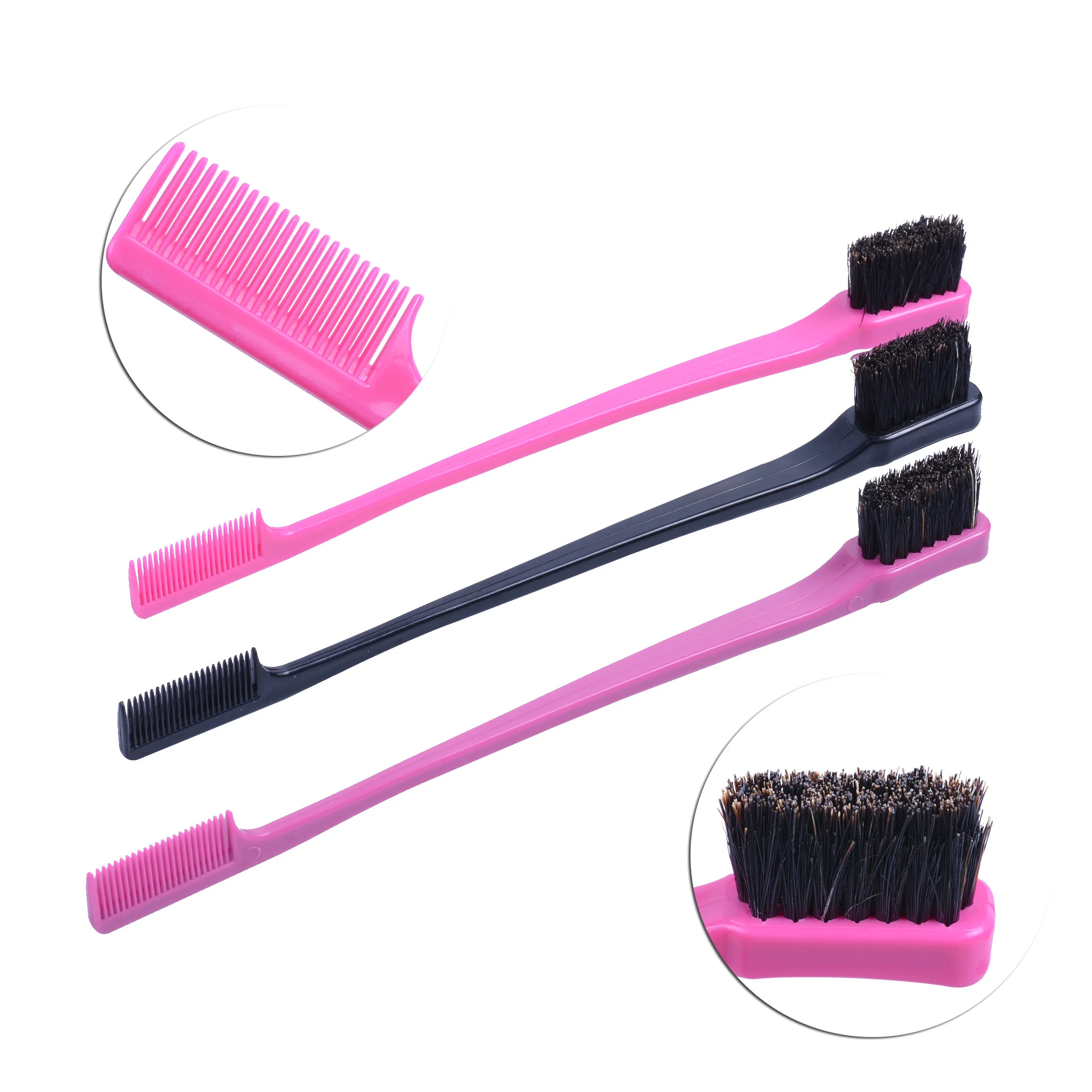 

Eyebrow Brush 1pc Beauty Double Sided Edge Control Eyelash Brush Hair Styling Brush