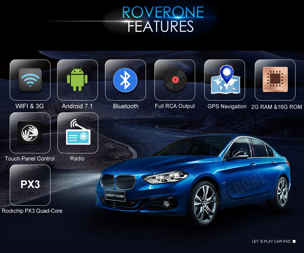 Roverone Android 7.1 для Mercedes Benz C Class W204 C180 C200 C220 C300 Авто Радио автомобильный мультимедийный DVD GPS навигации радио стерео