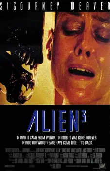 

N1669 Alien 3 movie Sigourney Weaver, Alien Wall Sticker Silk Fabric Poster Art Indoor Decor Bright