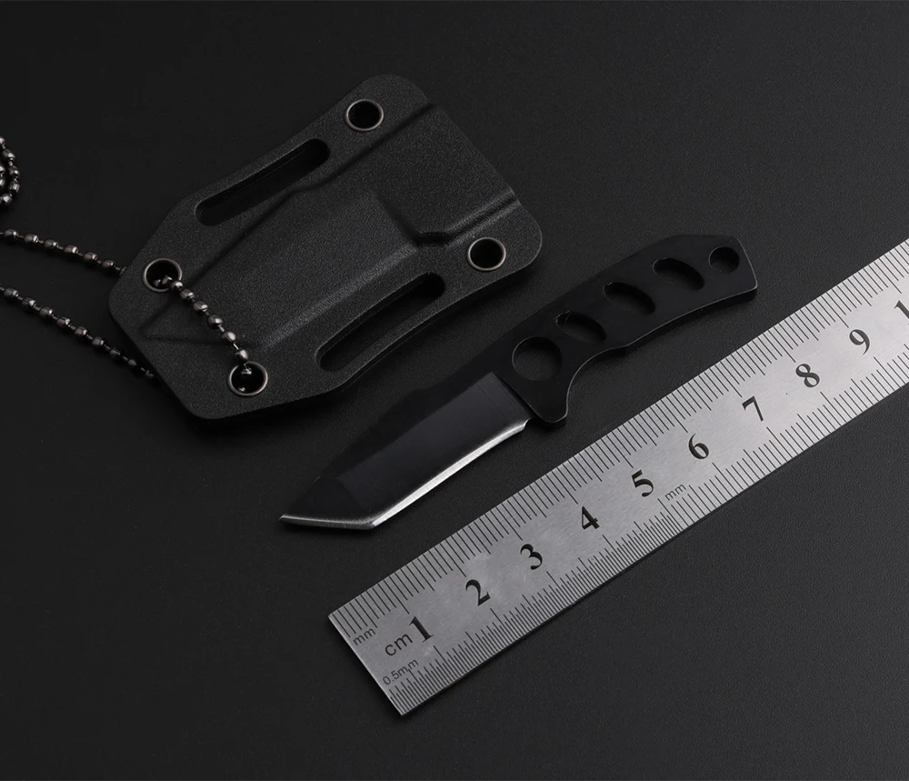Dcbear Fixed Blade Knife Defense Chain Mini Knife Stone Washing Steel Handle Facas De Combate Camping Tools Steel Claw Knife Dcbear Fixed Blade Knife Defense Chain Mini Knife Stone Washing Steel Handle Facas De Combate Camping Tools Steel Claw Knife