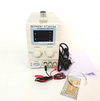 

Jewellery Tools 30V 5A Digital power supply silver plating machine rhodium plating machine with titanium mesh 5 digits accuracy
