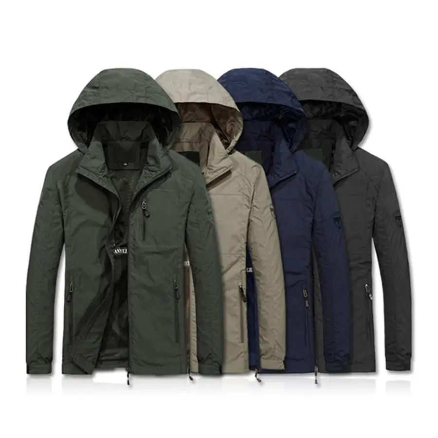 

Men Hooded Collar Jacket Warm Parka Outwear Plush Coat Outdoor Hot 21612