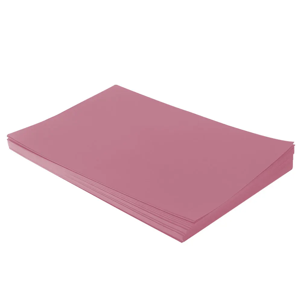Pink Цветная бумажная карта 100 шт. 160gsm A4 ремесла школьные принадлежности для студентов и офиса ручной работы канцелярские принадлежности Скрапбукинг - Цвет: Pink