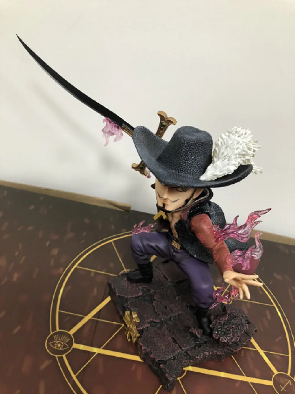 Аниме One Piece Dracule Mihawk GK фигурка ПВХ Brinquedos Juguetes Figma кукла Зоро Джокер подарок горячие