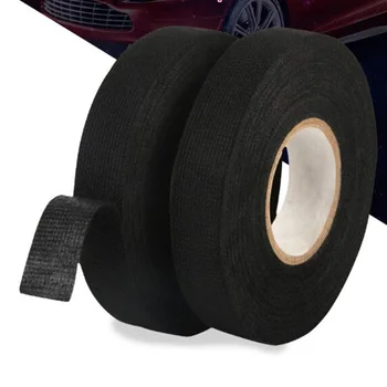 

19mm x 15M Car Heat-resistant Harness Tape Looms Harness Cloth Protection For Vw Hyundai Toyota Nissan Audi Skoda Renault Opel