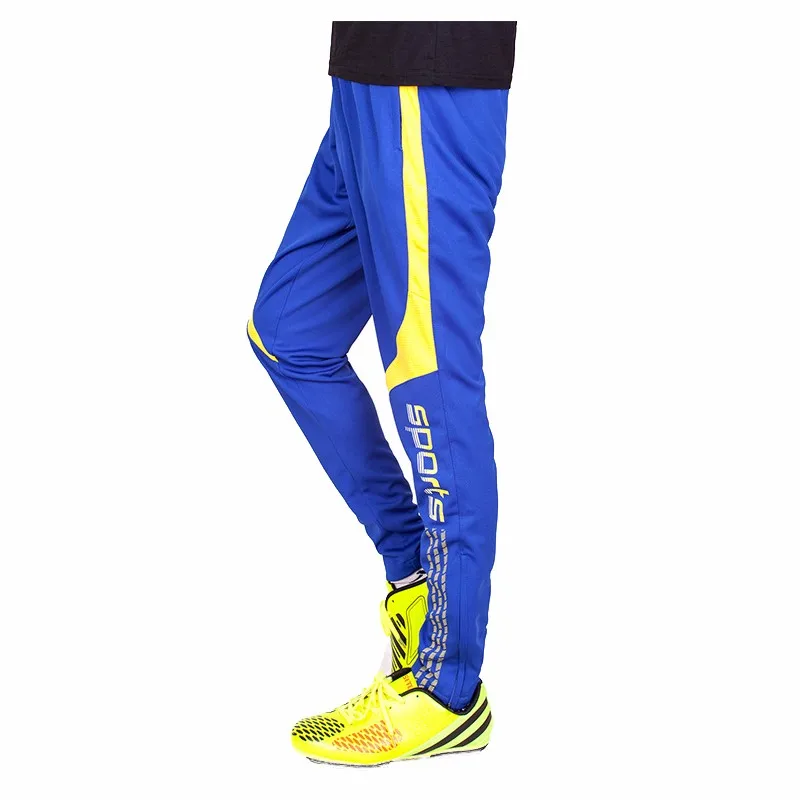 2017 New Professional Soccer Training Pants Leg Slim Skinny Sports Polyester Jogging Football Running Pants Tracksuit Trousers