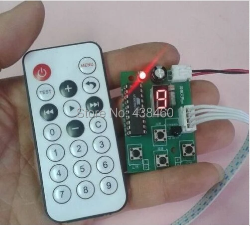 Adjustable Speed Stepper Motor Pulse Driver Controller Board with Remote Control